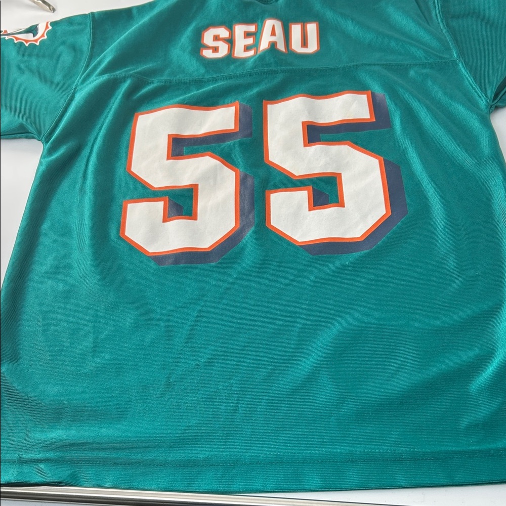 NFL Kids Teal Jersey with Bold Number 55 - Picture 11 of 16